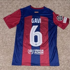 Nike FC Barcelona Gavi 2023/2024 Men’s Home Soccer Jersey🆕